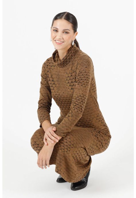 Vestido cafe PRIVILEGE 398-3