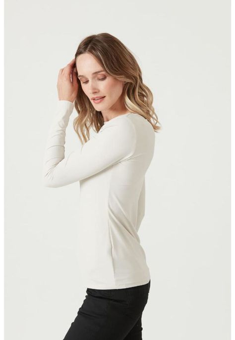 Polera poliamida beige PRIVILEGE 821-3