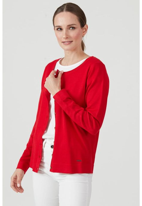 Cardigan rojo-1