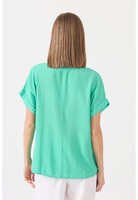 Blusa verde esmeralda PRIVILEGE 1534-3