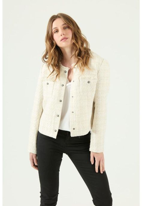 Blazer crudo cuadros PRIVILEGE 697-0