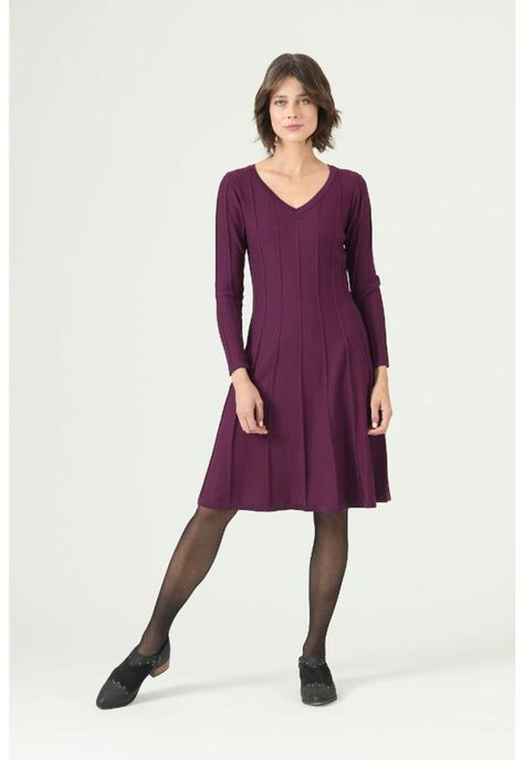 Vestido morado PRIVILEGE 2629-2