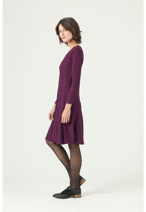 Vestido morado PRIVILEGE 2629-3