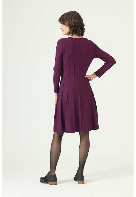 Vestido morado PRIVILEGE 2629-4