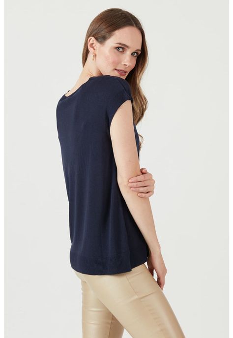 Polera azul marino-1