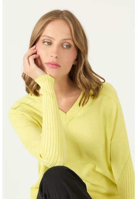 Sweater amarillo PRIVILEGE 2198-1