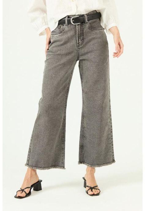 Pantalon wide leg gris PRIVILEGE 2065-1
