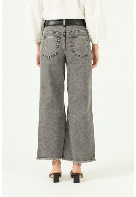 Pantalon wide leg gris PRIVILEGE 2065-3