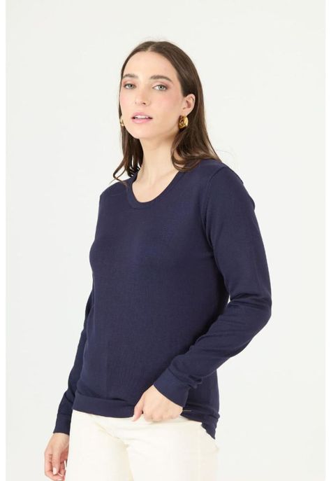 Sweater azul marino PRIVILEGE 2450-3
