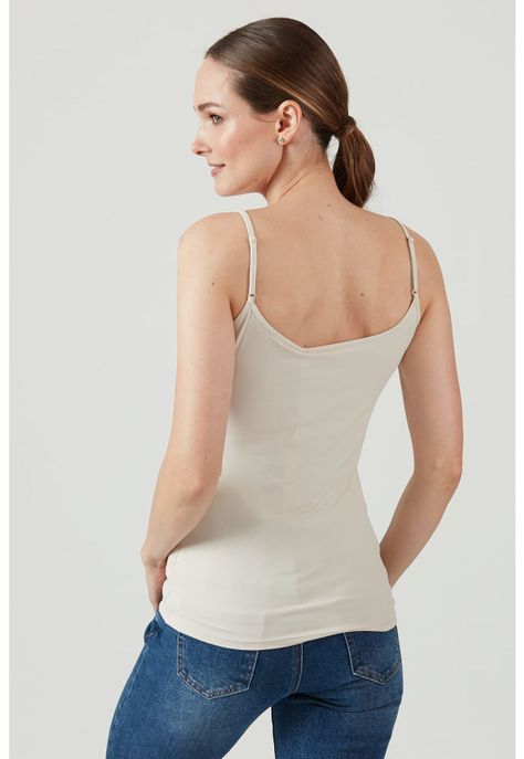 Polera poliamida beige-3