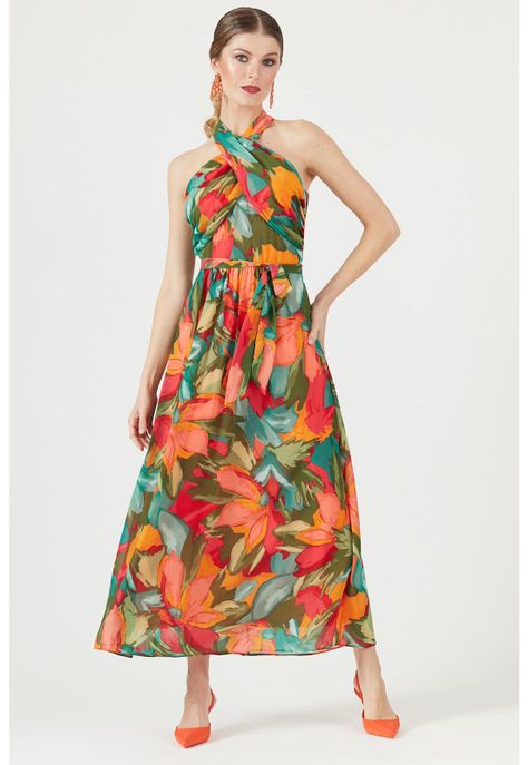 Vestido multicolor estampado-1