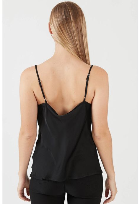 Blusa negra pabilo Privilege-2