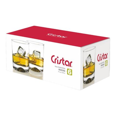 SET 6 VASOS W/B MANHATAN 340CC-2