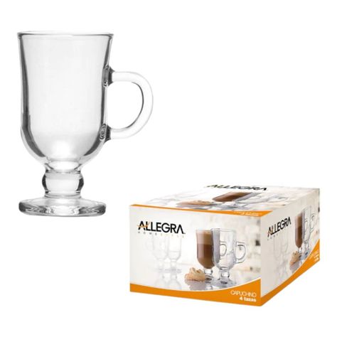 Set 4 Tazas Cappuccino Pequeña 110 Ml Quilicura   -1