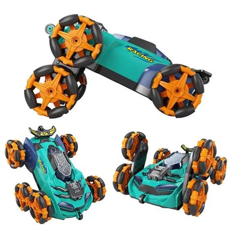 Auto control Remoto Acrobático 6 Ruedas Giros 360° Luz Led-5