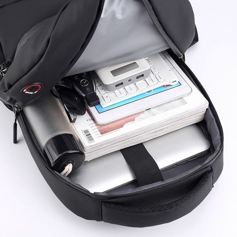 Mochila para Laptop impermeable con puerto USB-3