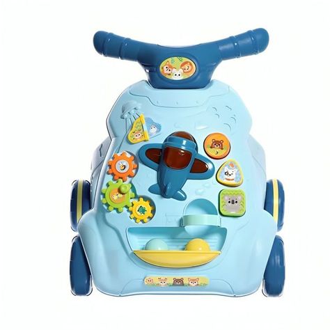 Caminador Bebe Aéreo Azul-0