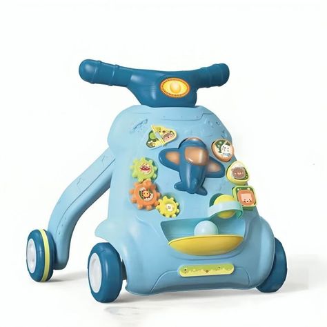 Caminador Bebe Aéreo Azul-1