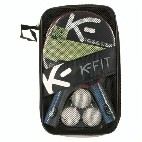 Set de 2 Paletas de Ping Pong + 3 Pelotas K-FIT-1