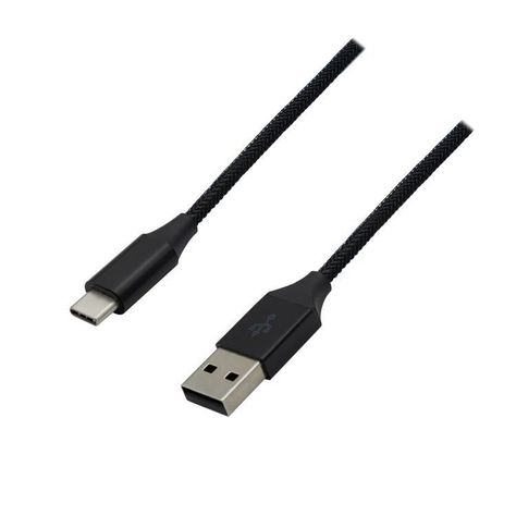 CABLE TRENZADO DHC-TC102-1M USB 2,0 A USB-C 1 METRO-1