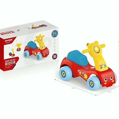 Corre Pasillo Musical  Coche cuatro ruedas-2