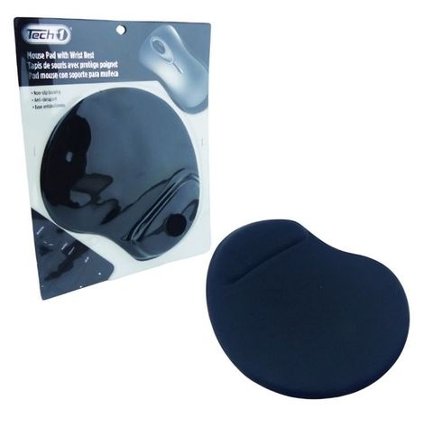 Pad Mouse Antideslizante Marca TECHO Negro-0