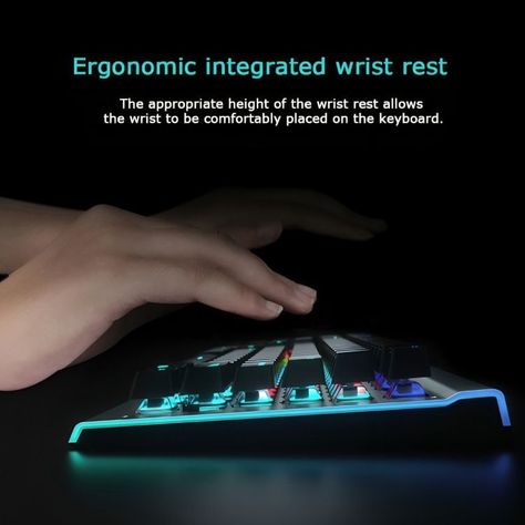 Teclado Gamer HP GK520 RGB, Mecánico,-3