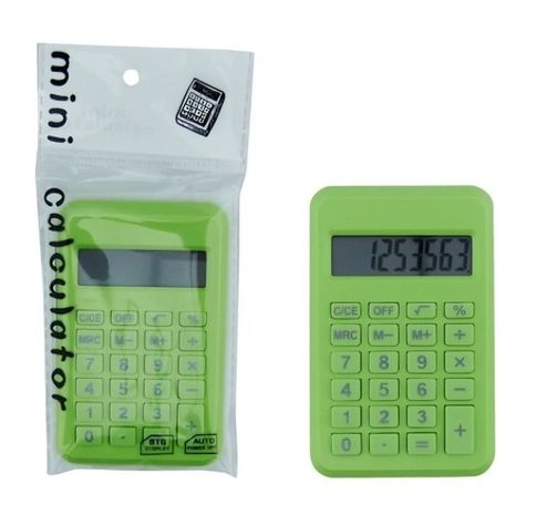 SET X 2 CALCULADORA MINI EN BOLSA 8 DIGITOS-0