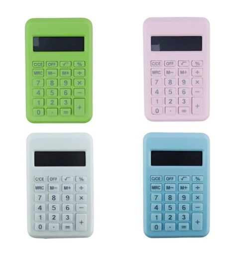 SET X 2 CALCULADORA MINI EN BOLSA 8 DIGITOS-4