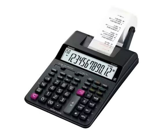 Calculadora CASIO 12 diguitos HR-100RC-0