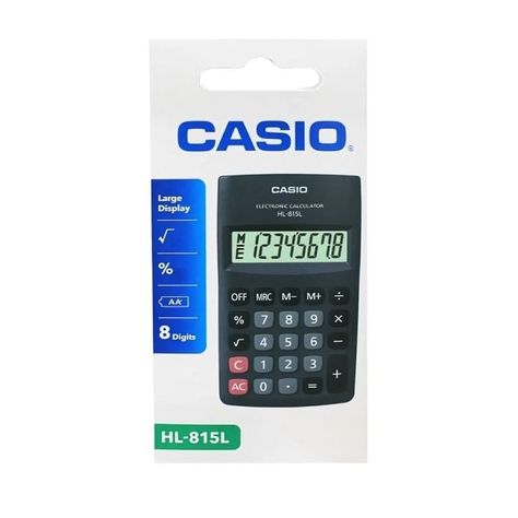 Calculadora CASIO 8 diguito HL-815L-0