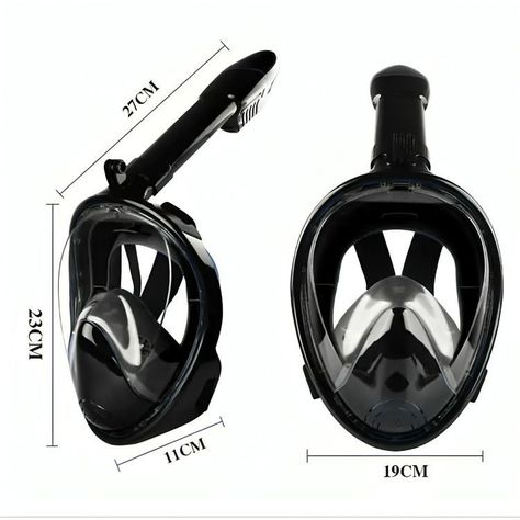 Máscara Snorkel Fullface Buceo Antiniebla Con Soporte Gopro-2