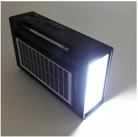 RADIO MULTIBANDA SOLAR YG-1520 BT USB TG CON LINTERNA  (VARIOS COLORES)-3