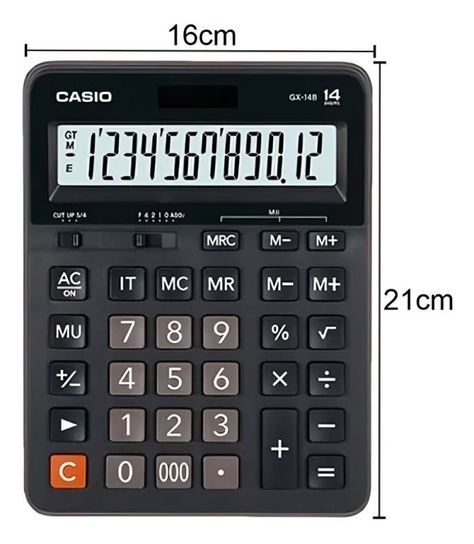 Calculadora CASIO 8 diguitos GX-14B-3