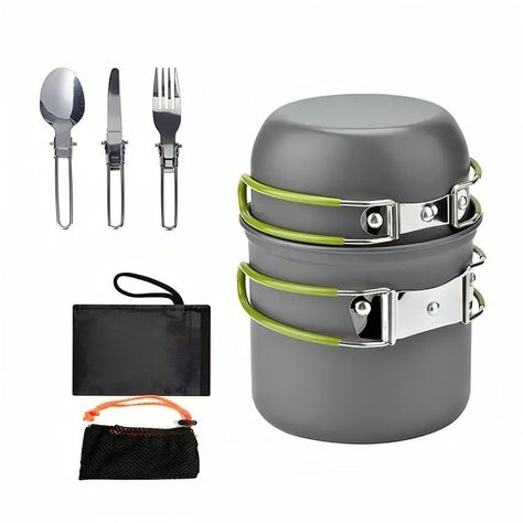 Set Ollas Kit Camping 5 Piezas Ultraligero-3