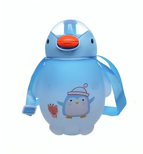 Botella Agua Pinguino Kawaii -0
