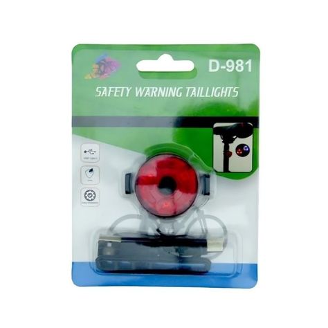 SET X 2 LUZ BCI TRASERA ROHA 3 LED REDONDA  TYPE C/USB -2
