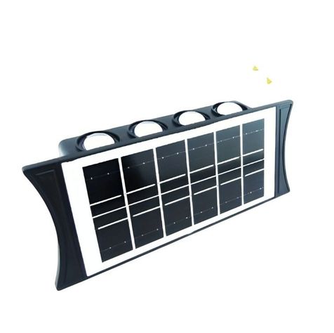Aplique Solar 8 LED Duo Color BK-8 para Muro-0
