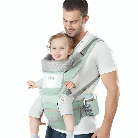 Mochila Porta Bebes Ergonómica Asiento Multifuncional 6 En 1-0