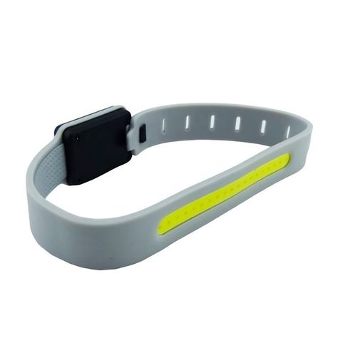 LUZ LED PARA CORRER PARA BRAZO LUZ BLANCA + ROJA USB RECARGABLE SILICONA-1