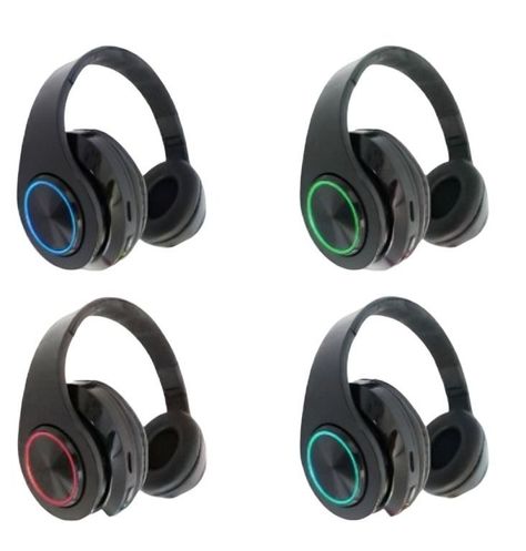 AUDIFONO CINTILLO BLUETHOOTH OD B39 CON LUZ LED-3