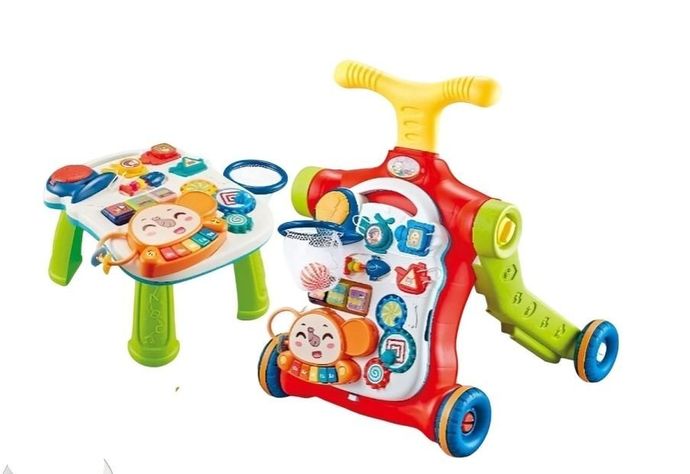 Caminador Bebe 5 EN 1 VerdeCaminador Bebe 5 EN 1 Verde-1