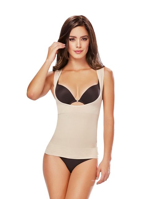 Camiseta Reductora Colombiana bajo busto REDUFLEX-0