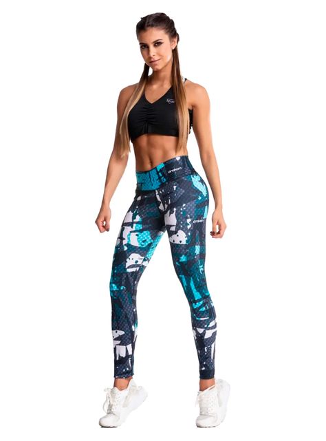Leggings Deportivo Blue Camuflaje-0