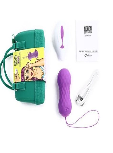 Bolita Vibradora Motion Love Balls  TWISTY c/ control remoto-0