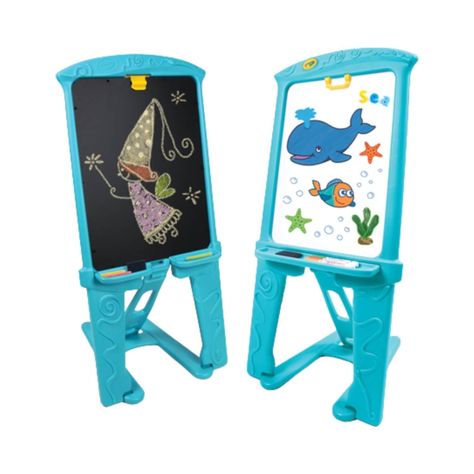 Pizzara Infantil Doble Cara Con Soporte 44x42x98 Cms Crayola-0