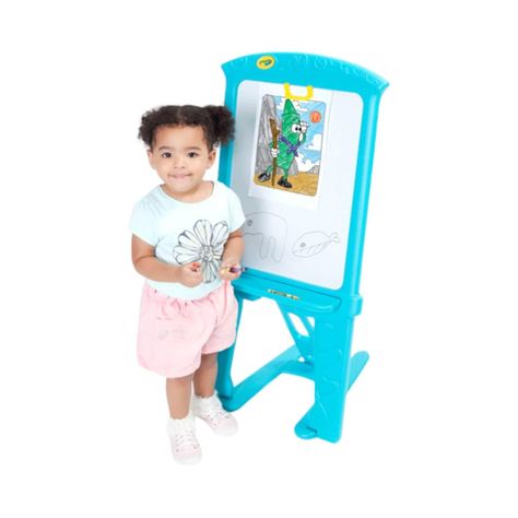 Pizzara Infantil Doble Cara Con Soporte 44x42x98 Cms Crayola-1