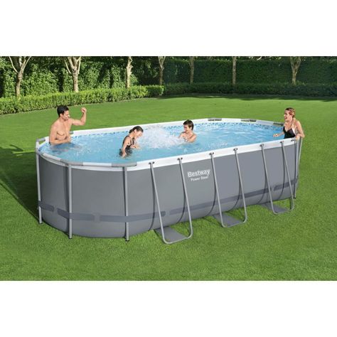 Piscina Bestway Ovalada Filtro + Accesorios 5.49X2.74X1.22M-1
