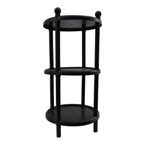 Mesa Circular 3 Niveles 47x35x65 Cms San Bernardo-0