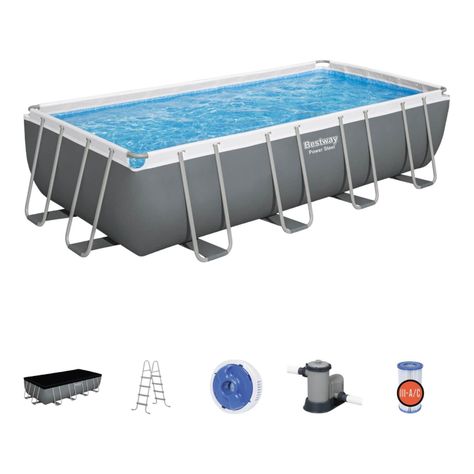 Piscina Bestway Rectangular Filtro+Accesorio 5.49X2.74X1.22M-2